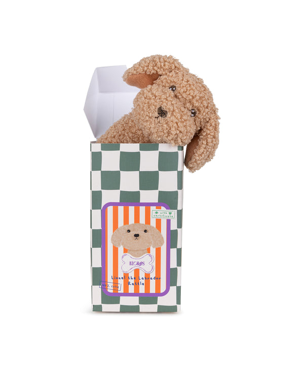 Bon Ton Toys Plush BT CHAPS LIONEL the LABRADOR rattle in giftbox ECO 5 ...