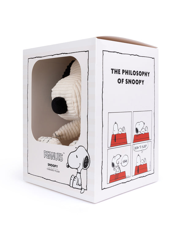 Bon Ton Toys Plush PEANUTS SNOOPY ECO Corduroy Cream in giftbox 11 ...