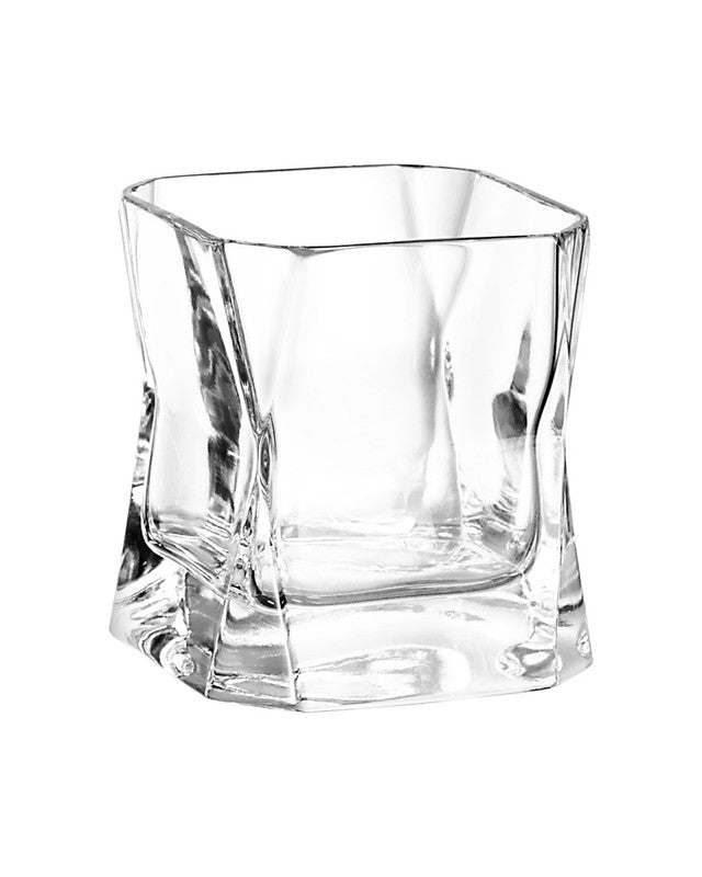 Arnolfo Di Cambio Old Fashion Glass CIBI Set of 2, 7.76 x 4.45 x 3.94